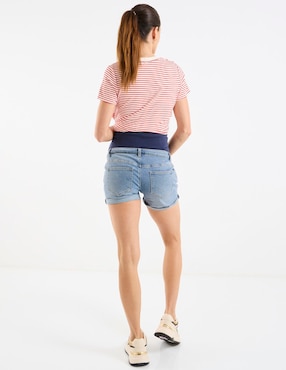 Short de maternidad One To Nine de mezclilla