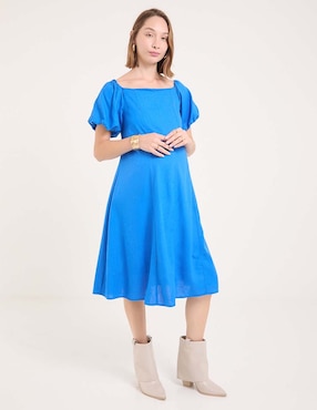 Vestido maternidad midi casual Expecting Essentials