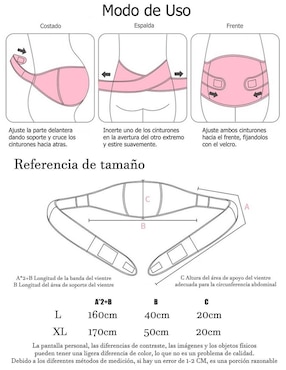 Faja maternidad Dara Baby con compresión media