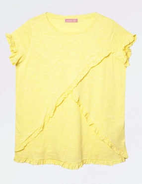 Playera maternidad manga corta Oh Ma! cuello redondo