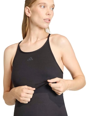 Playera maternidad sin manga Adidas Sportswear Motion cuello redondo