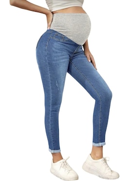 Jeans maternidad skinny Loving Mommy corte cintura