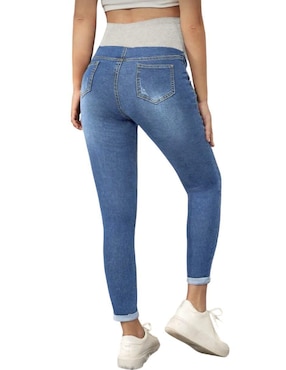 Jeans maternidad skinny Loving Mommy corte cintura