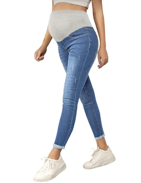 Jeans maternidad skinny Loving Mommy corte cintura
