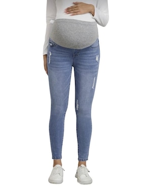 Jeans maternidad skinny Loving Mommy corte cintura