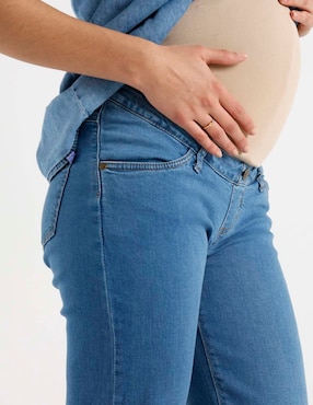 Jeans maternidad slim One To Nine corte cintura alta