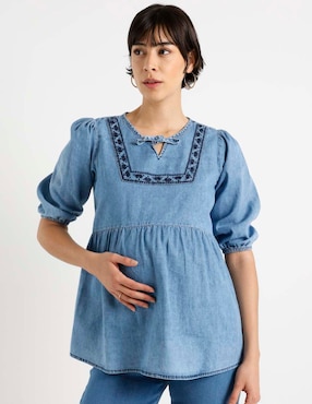 Blusa maternidad One To Nine manga 3/4