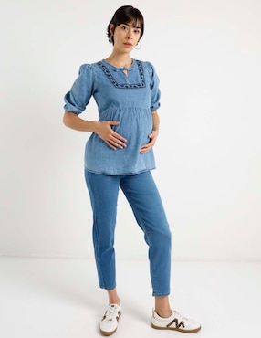 Blusa maternidad One To Nine manga 3/4