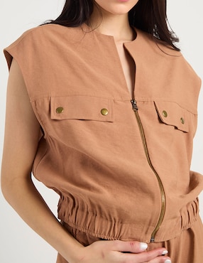 Blusa maternidad Expecting Essentials manga sin manga corta