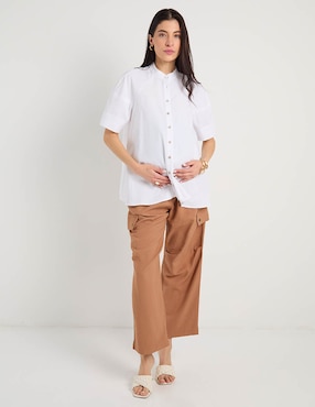 Blusa maternidad Expecting Essentials manga corta