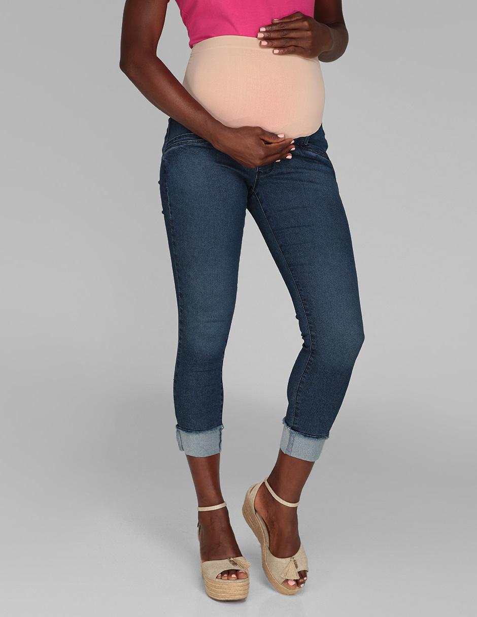 Jeans de maternidad One to Nine corte skinny azul en Liverpool