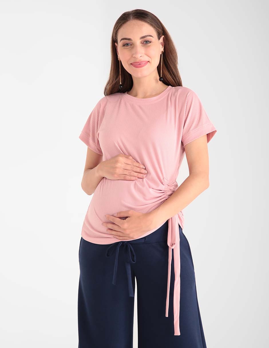 Blusa de maternidad Expecting Essentials manga corta en Liverpool
