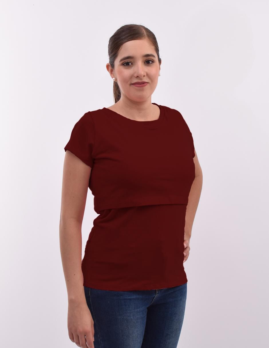 Blusa maternidad manga corta Blusa maternidad manga corta