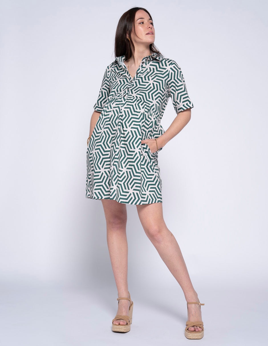 Vestido de maternidad mini casual Oh Ma para mujer Liverpool