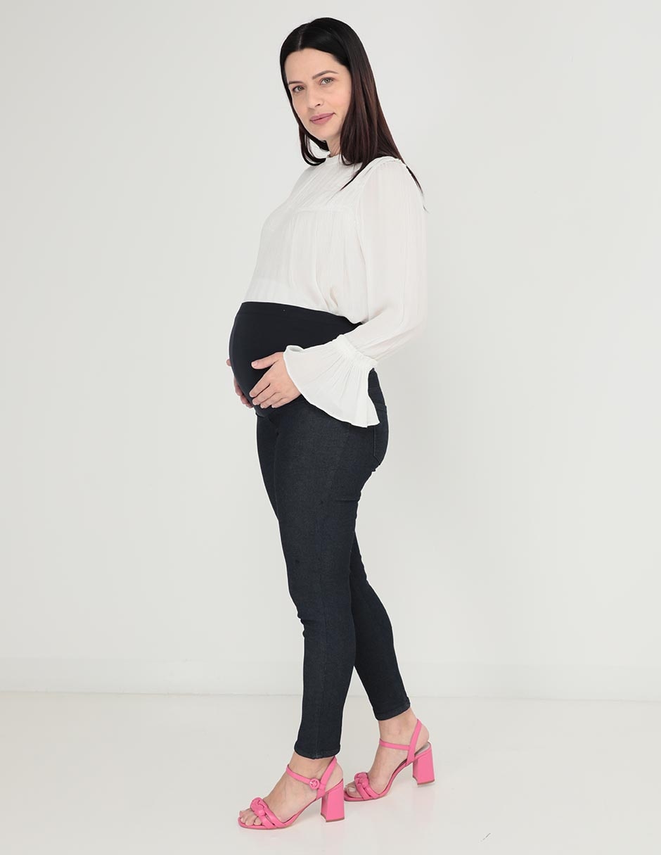 Jeans maternidad skinny corte cadera 3