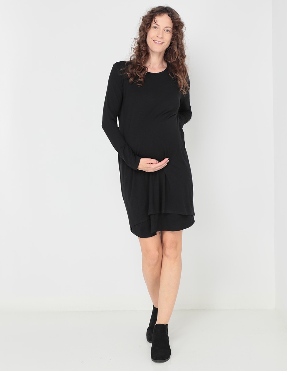 Vestido maternidad corto casual 3