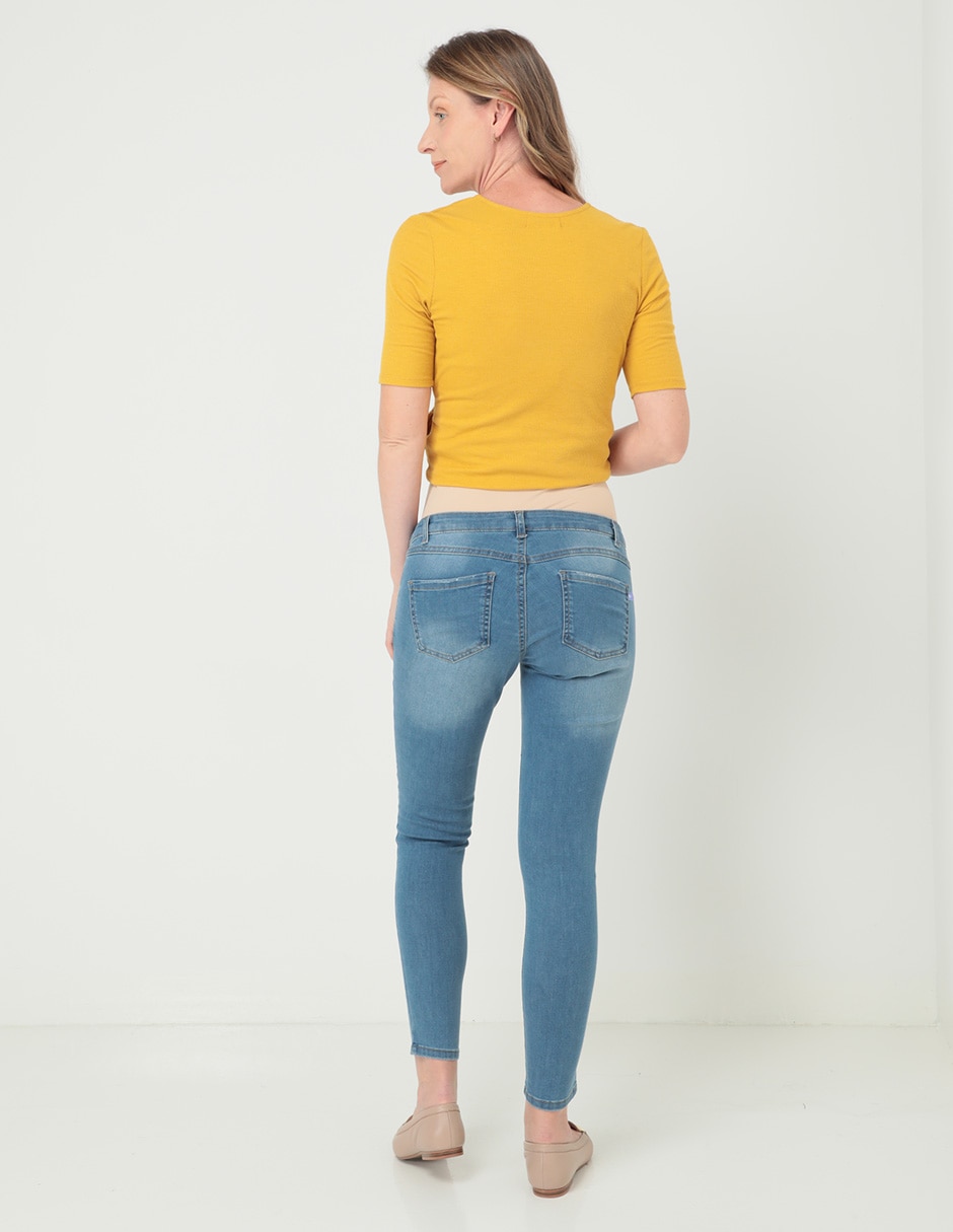 Jeans maternidad skinny corte cadera 2