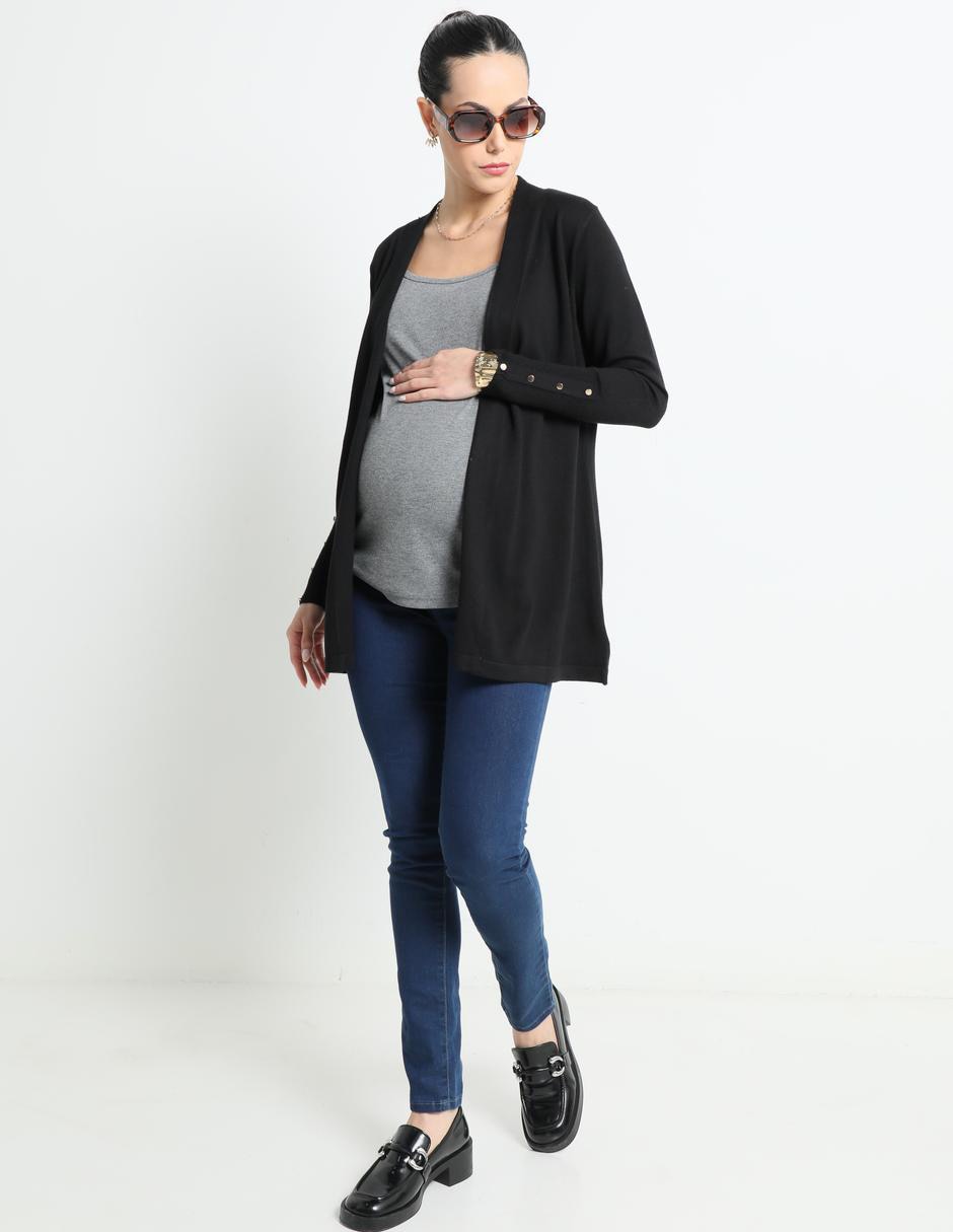 Playera maternidad con escote