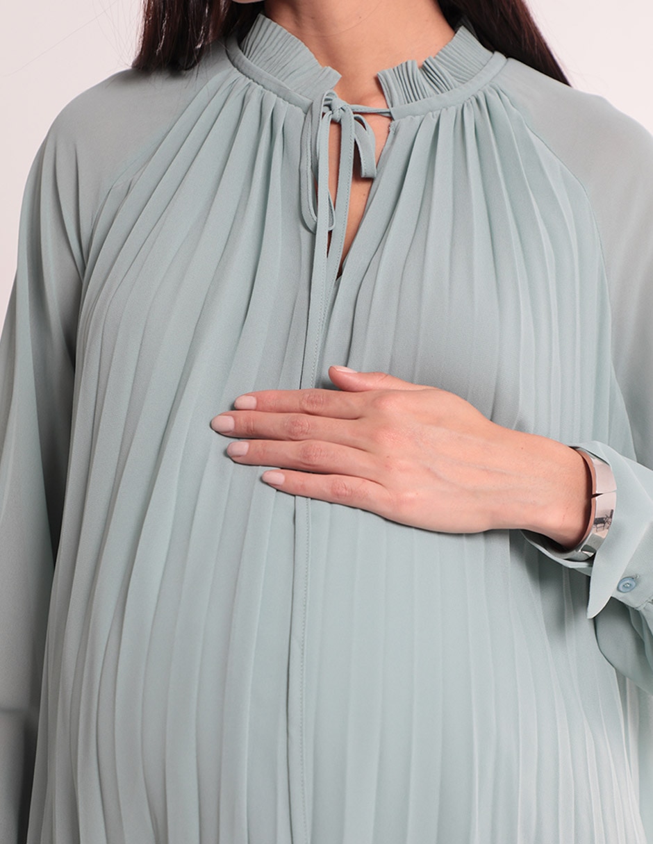 Blusa maternidad manga larga