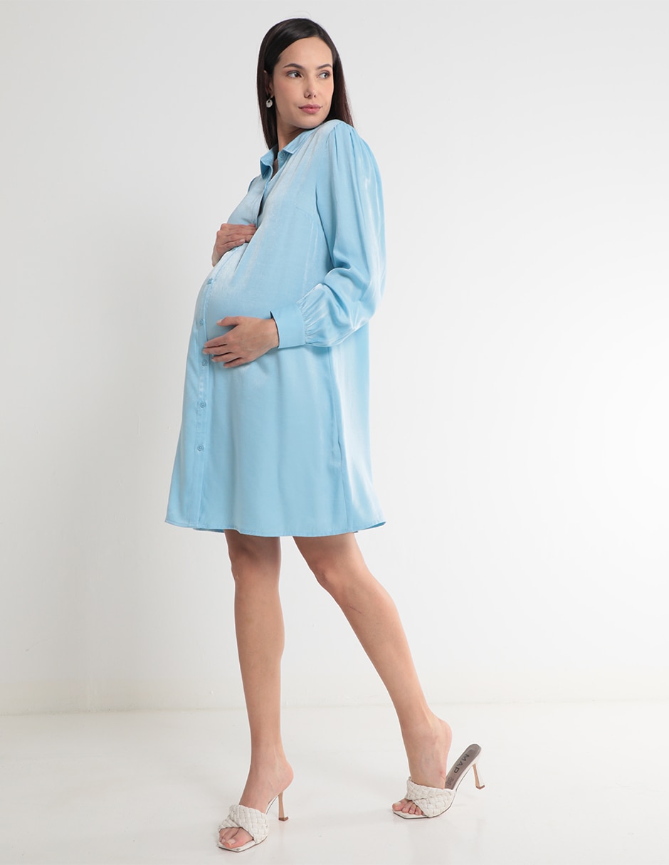 Vestido maternidad corto casual 3