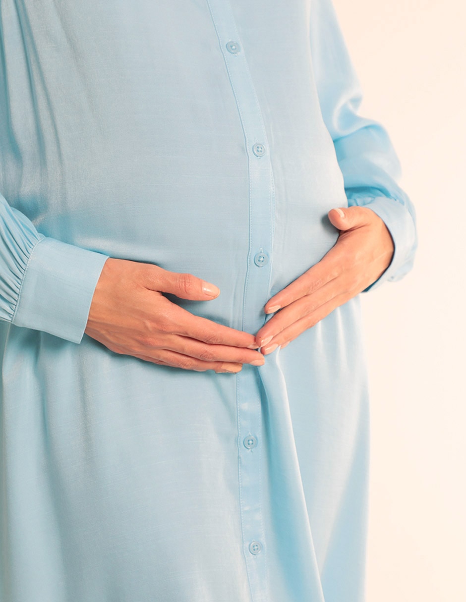 Vestido maternidad corto casual 4