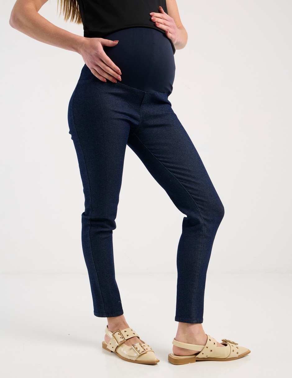 Jeans maternidad easy pants skinny corte cintura alta Jeans maternidad easy pants skinny corte cintura alta