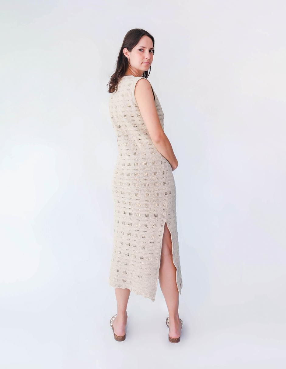 Vestido maternidad midi formal 4
