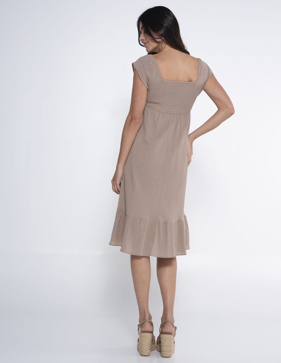 Vestido maternidad 3/4 casual 4