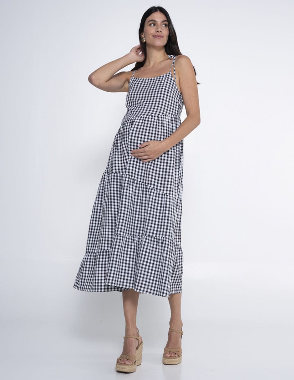 Vestido maternidad midi casual Vestido maternidad midi casual
