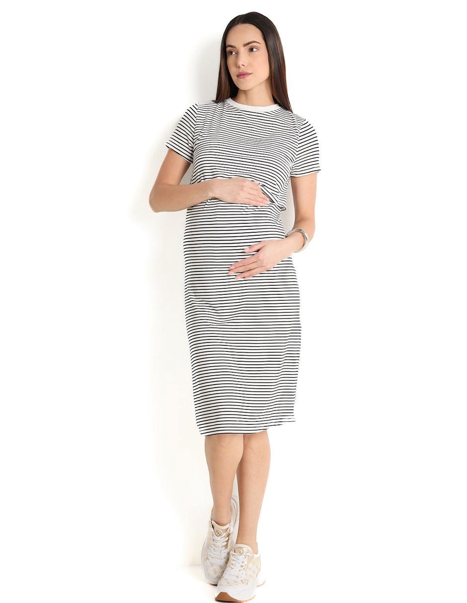 Vestido maternidad 3/4 casual 3