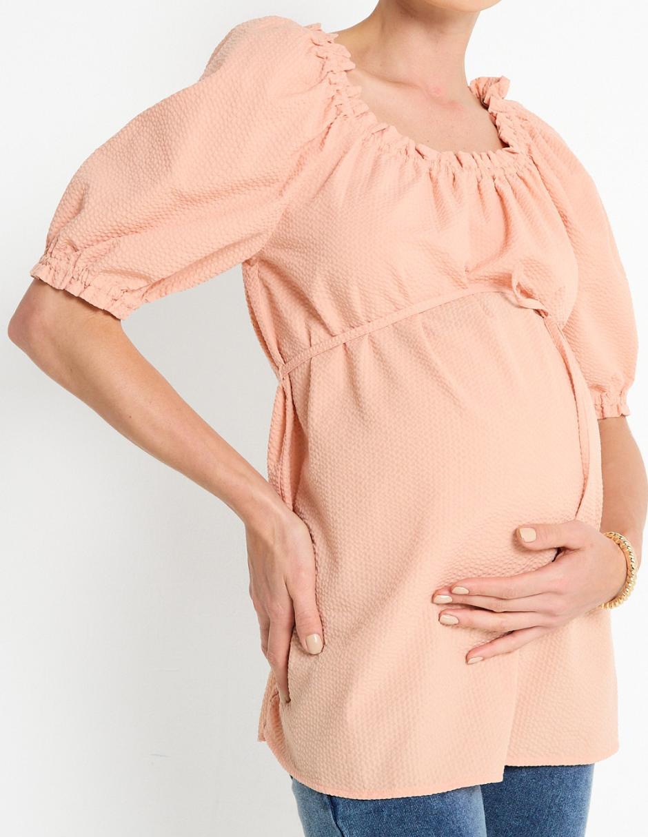 Blusa maternidad manga al codo