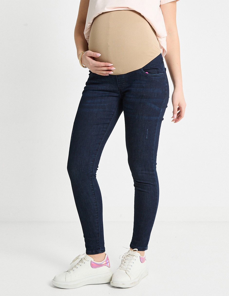 Pregnancy Jean De Maternidad Embarazo Pantalones Apretados Uds