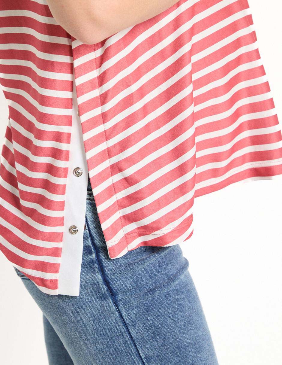 Blusa maternidad manga corta 4