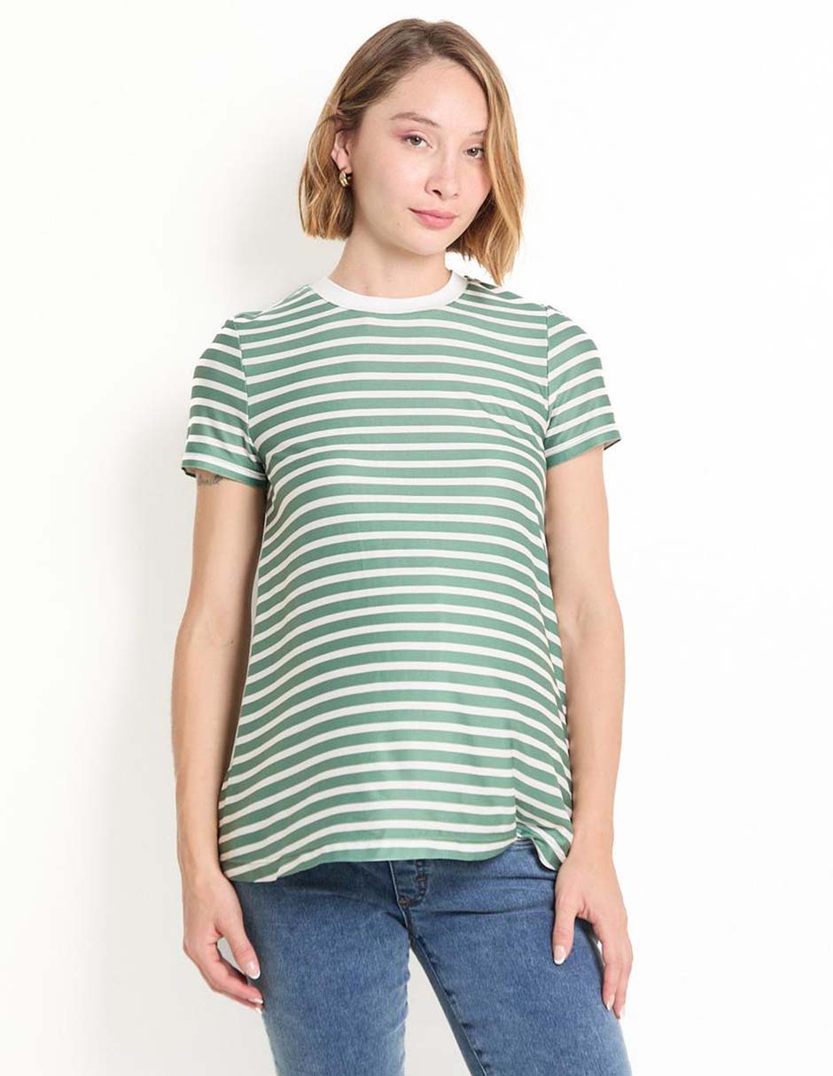 Blusa maternidad manga corta Blusa maternidad manga corta