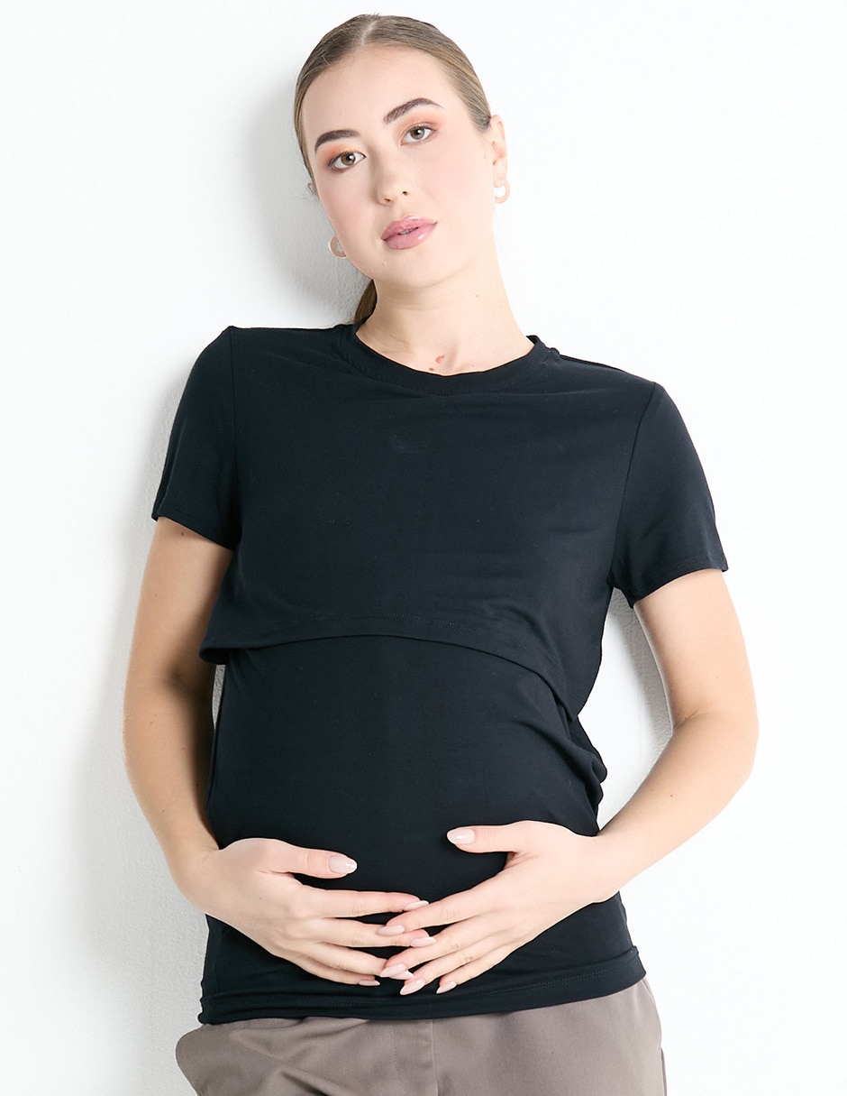 BLUSA ONE TO NINE, G, NEGRO