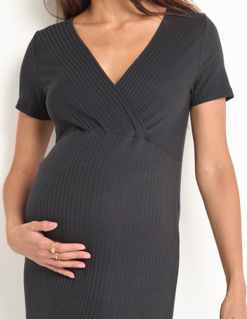 Vestido de maternidad cropped casual 4