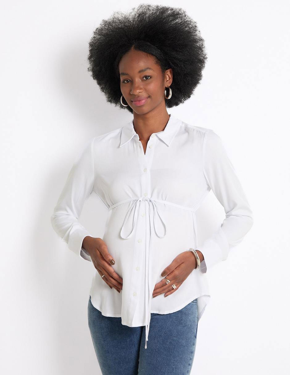 Blusa maternidad manga larga