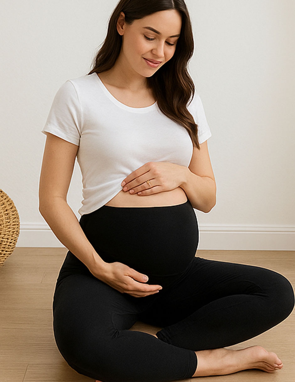 Legging maternidad cintura alta con elástico 6