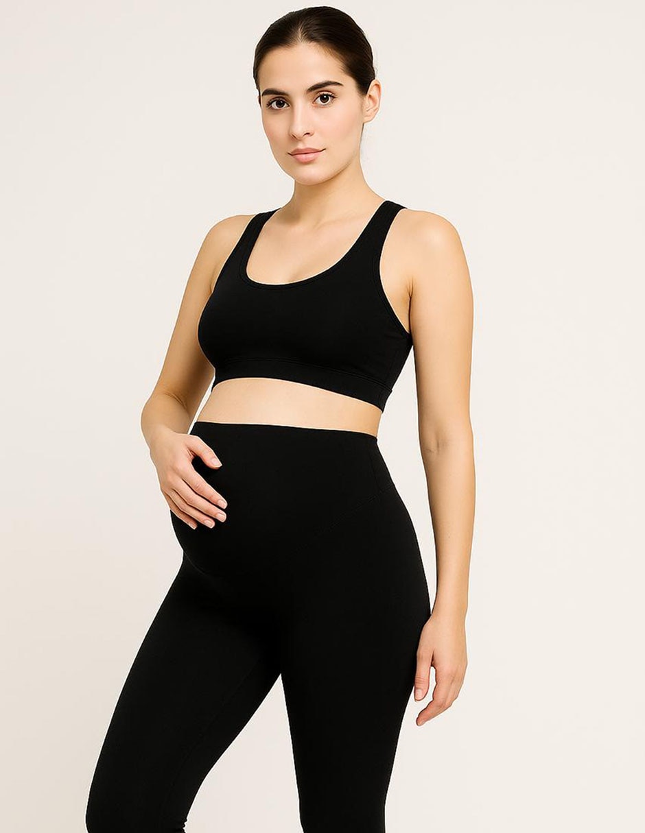 Legging maternidad cintura alta con elástico 8