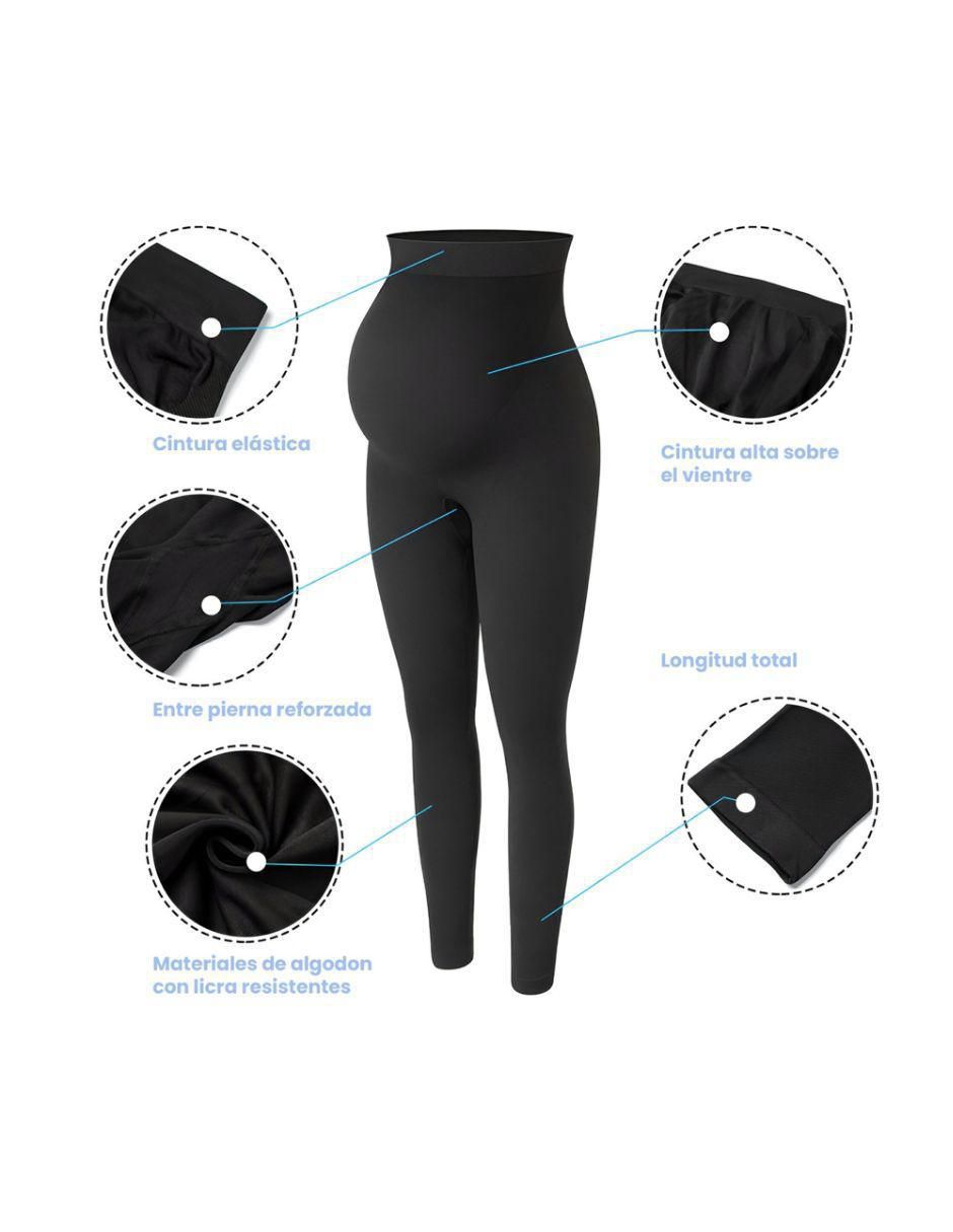 Set legging maternidad cintura alta con elástico 6