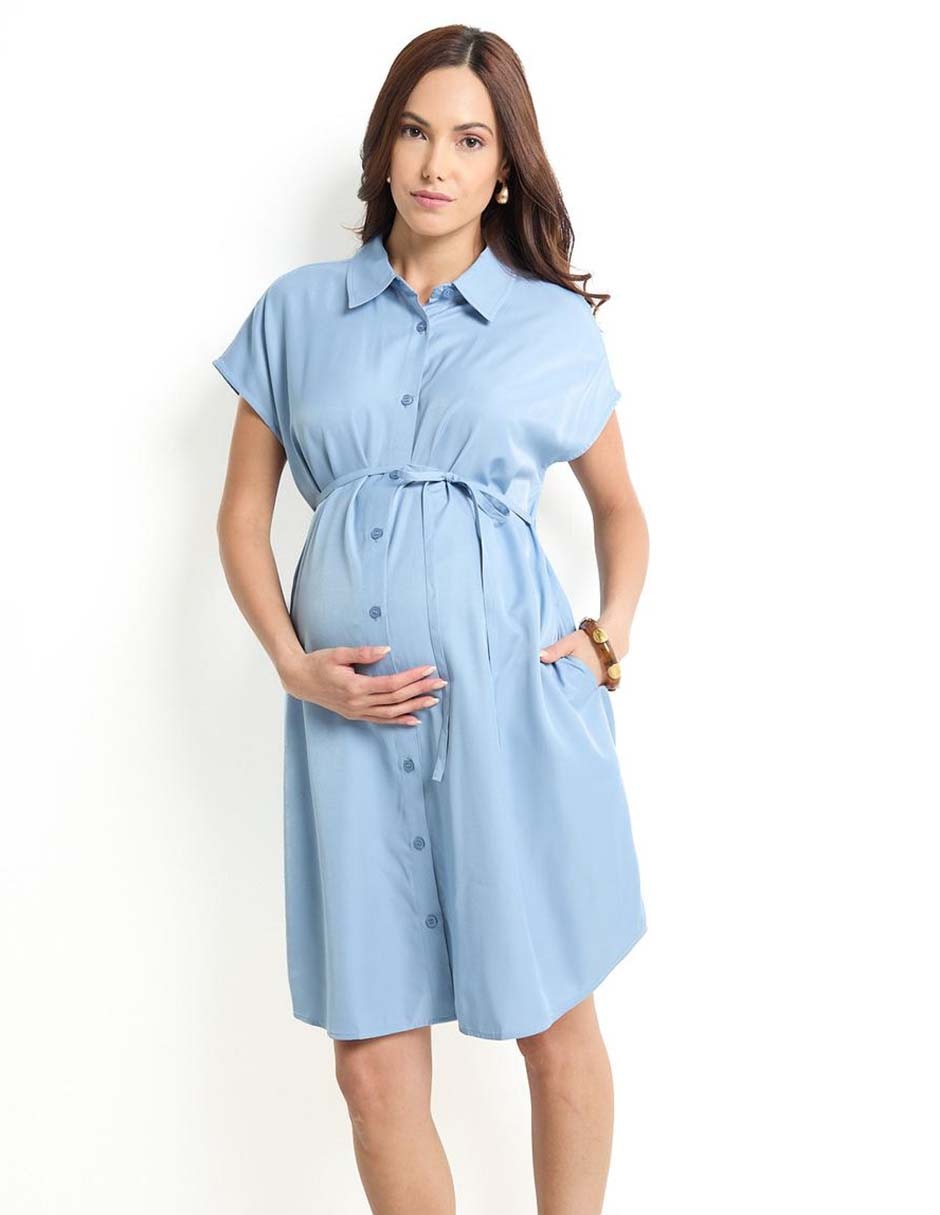 Vestido maternidad 3/4 casual Vestido maternidad 3/4 casual
