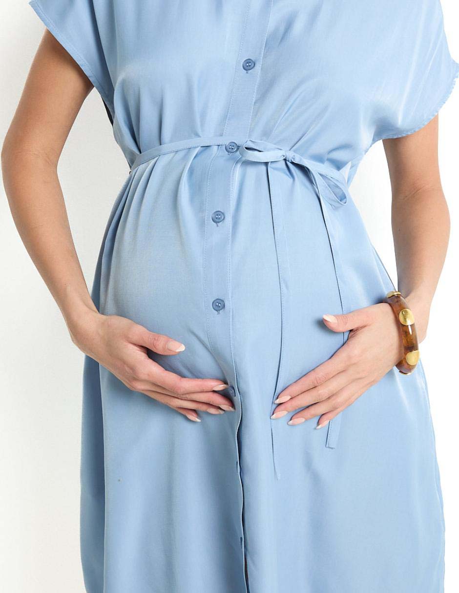 Vestido maternidad 3/4 casual 4