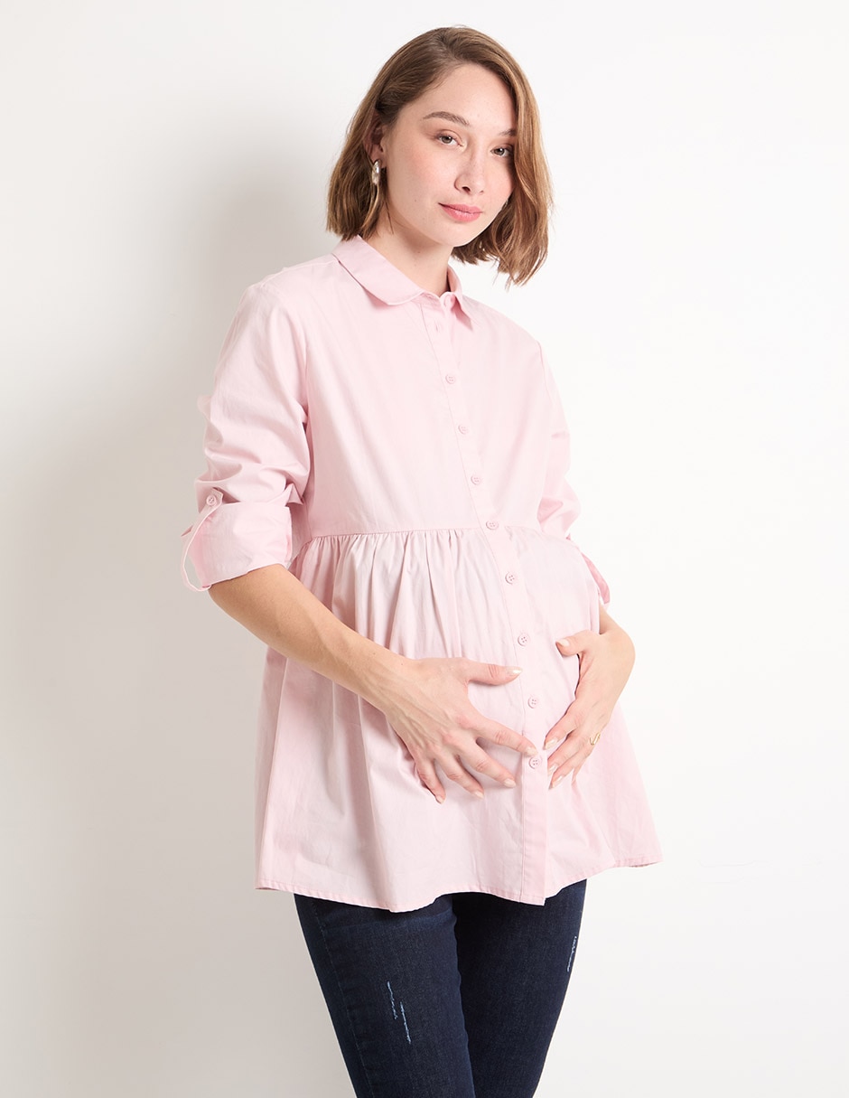 Blusa maternidad manga larga Blusa maternidad manga larga