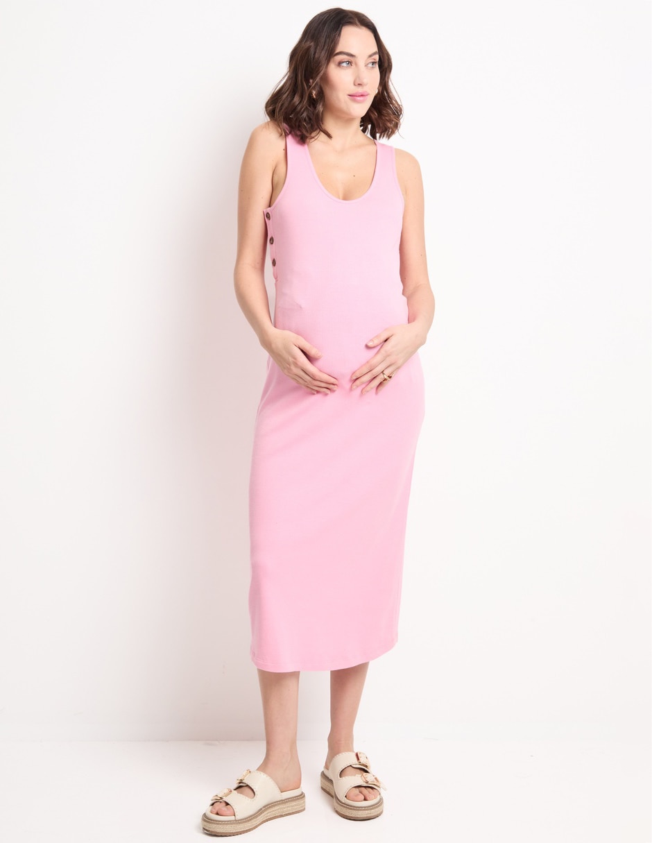 Vestido maternidad midi casual