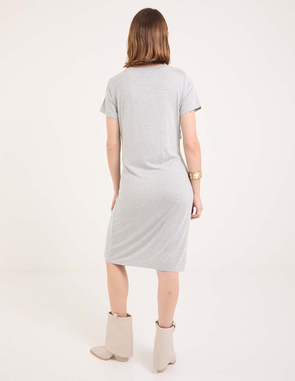 Vestido maternidad 3/4 casual 2