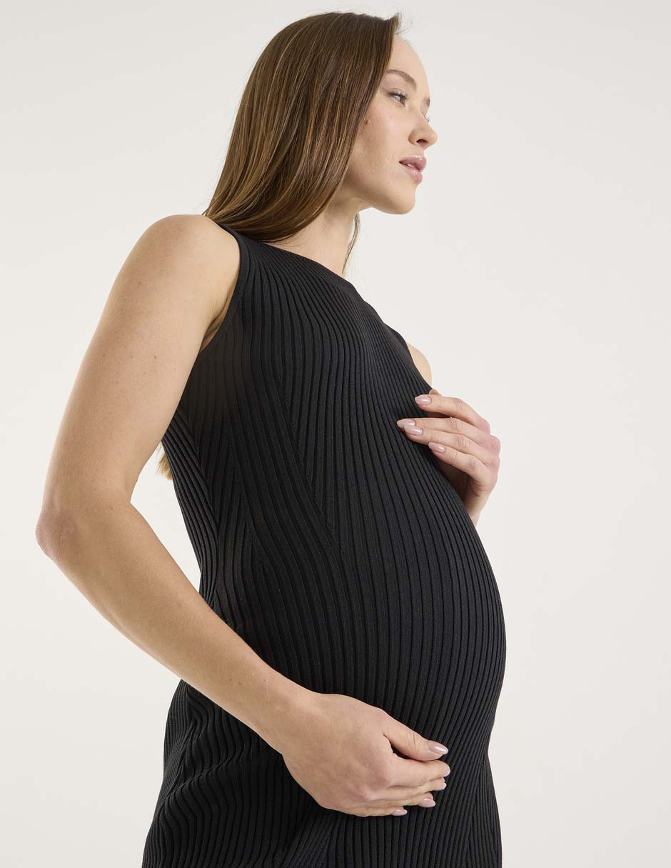 Vestido maternidad 3/4 casual 10