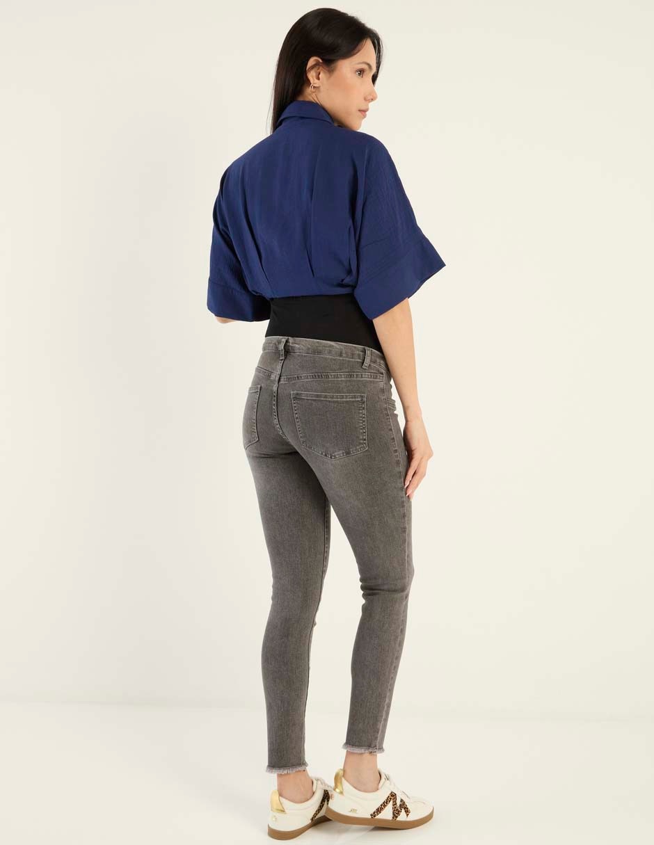 Jeans skinny corte cintura 2