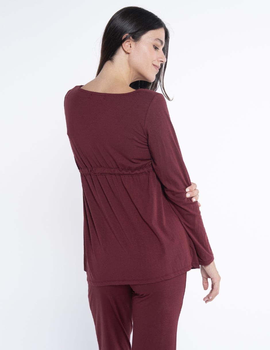 Blusa maternidad manga larga 4