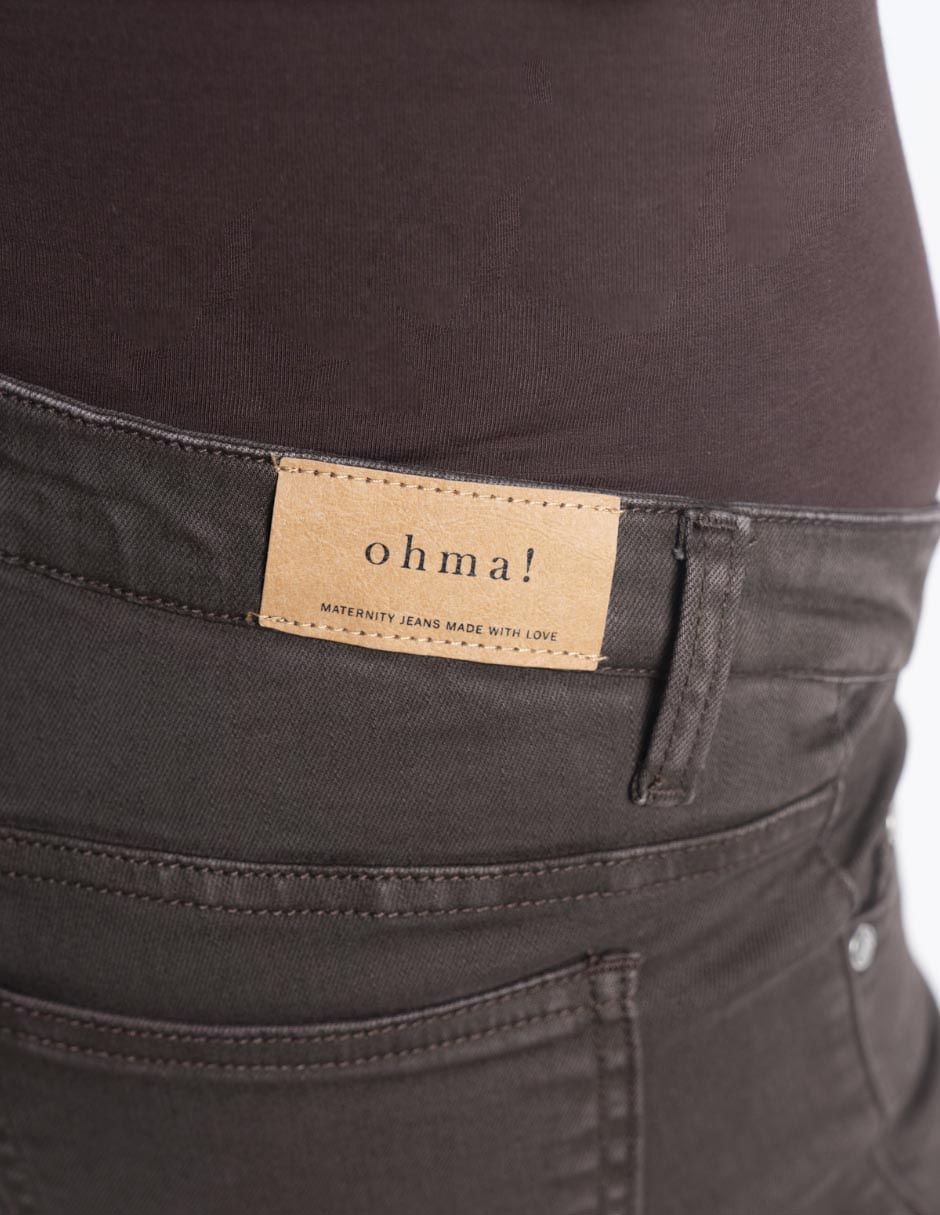 Jeans maternidad straight corte cintura alta 6