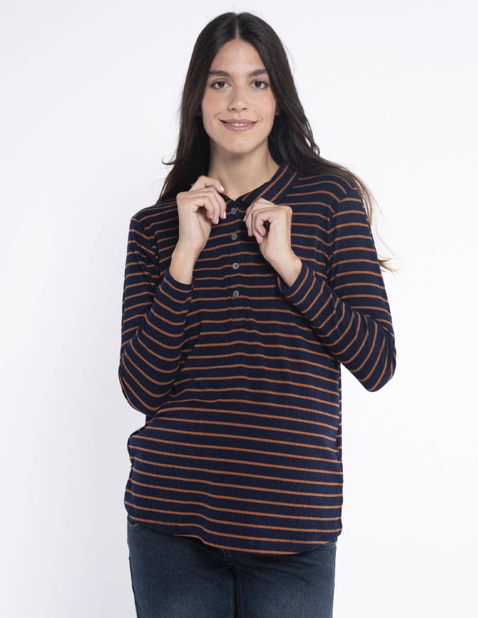 Blusa maternidad manga larga 2